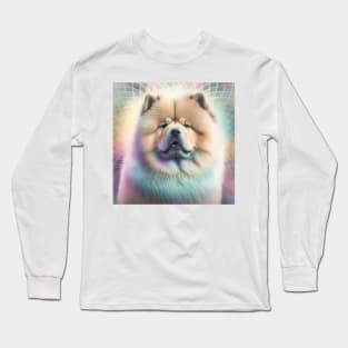 A Fractal Design of A Chow Chow Long Sleeve T-Shirt